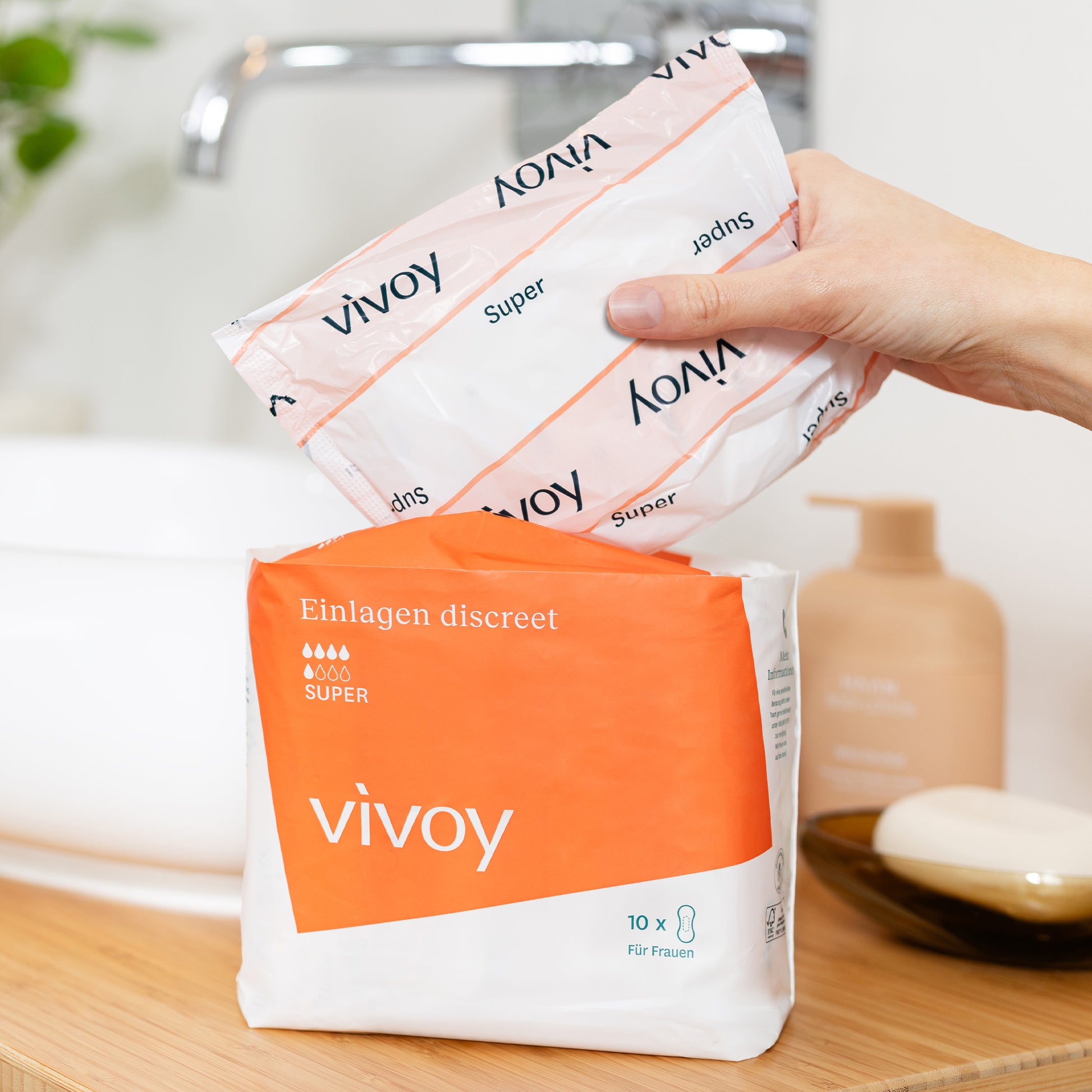 Absorbierende Unterwäsche für eine sensible Blase – Vivoy