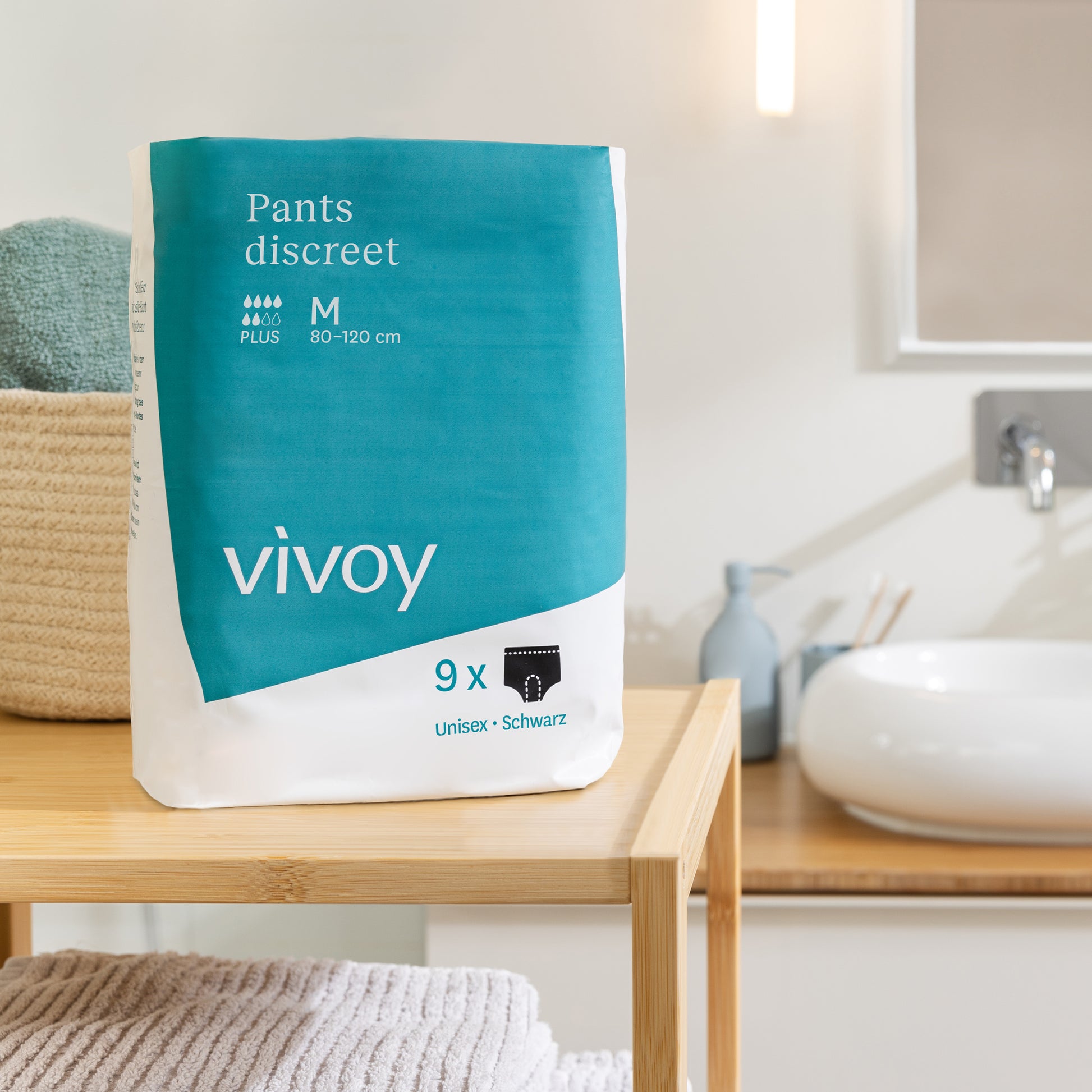 Absorbierende Unterwäsche für eine sensible Blase – Vivoy